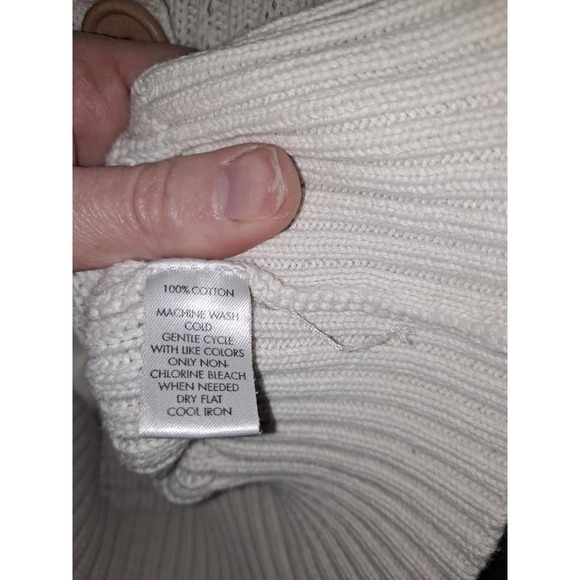 Calvin Klein Short Sleeve Button Up Sweater with Pockets Size XS - Picture 6 of 7